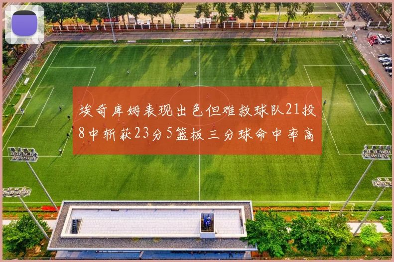 埃奇库姆表现出色但难救球队21投8中斩获23分5篮板三分球命中率高达45